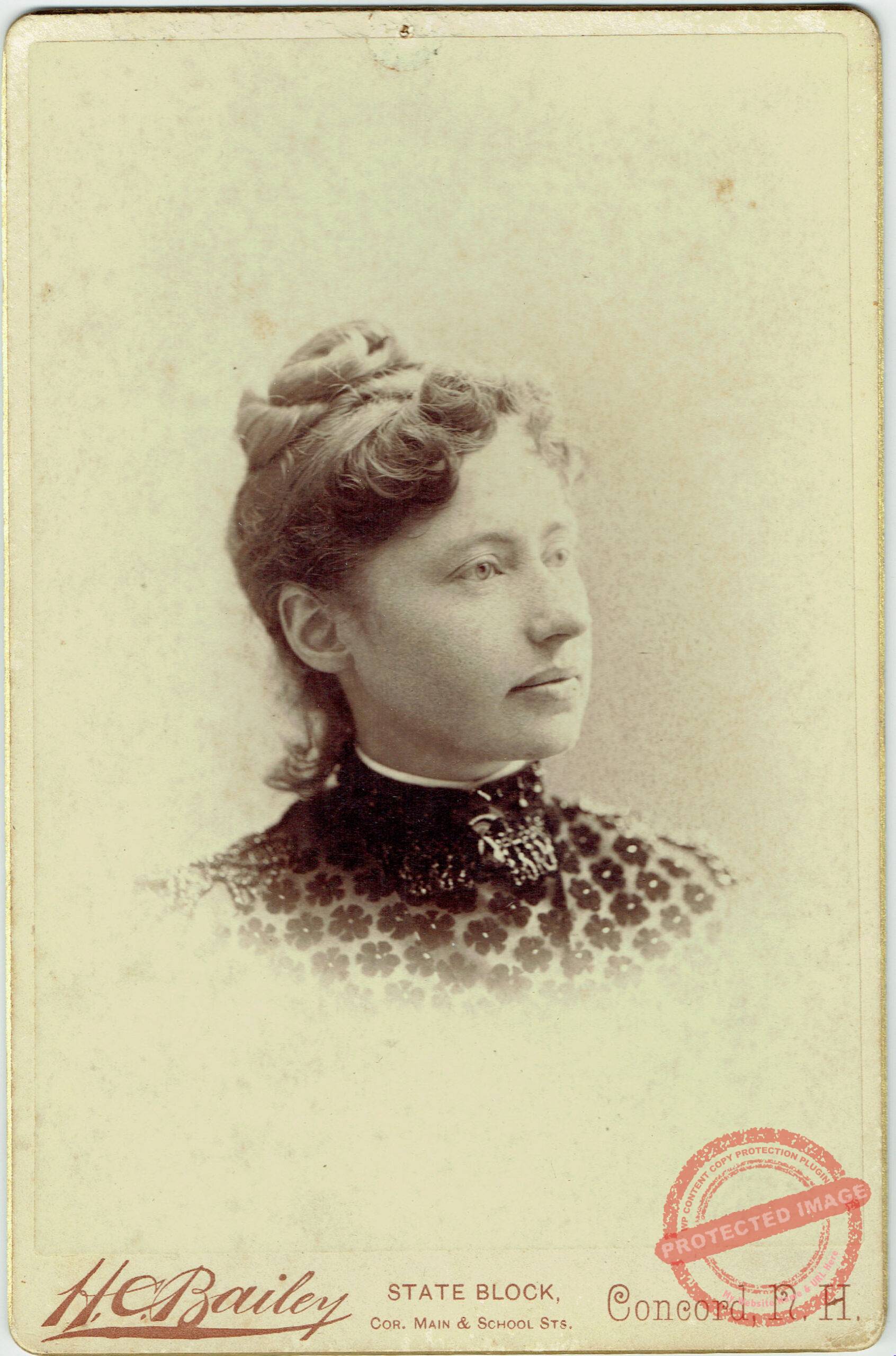 Addie Boland Addie Flanders Jackman (1858 – 1937) – Boscawen Historical Society